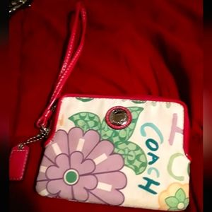 Coach small wristlet, NWT.